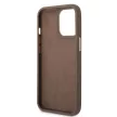 Guess iPhone 14 Pro Max 4G Vintage Gold Logo (GUHCP14XHG4SHW) hátlap, tok, barna