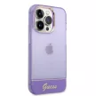 Guess iPhone 14 Pro Max Translucent (GUHCP14XHGCOU) hátlap, tok, lila