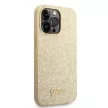 Guess iPhone 14 Pro Max Glitter Script (GUHCP14XHGGSHD) hátlap, tok, arany