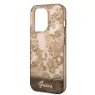 Guess iPhone 14 Pro Max Porcelain Collection (GUHCP14XHGPLHC) hátlap, tok, arany