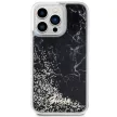 Guess GUHCP14XLCSGSGK iPhone 14 Pro Max 6.7" hátlap, tok Liquid Glitter Marble, fekete