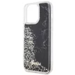 Guess GUHCP14XLCSGSGK iPhone 14 Pro Max 6.7" hátlap, tok Liquid Glitter Marble, fekete