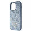 Guess GUHCP14XP4TDSCPB iPhone 14 Pro Max 6.7", hátlap, tok, kék Crossbody 4G Metal Logo
