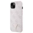 Guess GUHCP14XP4TDSCPP hátlap, tok iPhone 14 Pro Max 6.7" Crossbody 4G Metal Logo, rózsaszín