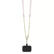 Guess GUHCP14XP4TDSCPP hátlap, tok iPhone 14 Pro Max 6.7" Crossbody 4G Metal Logo, rózsaszín