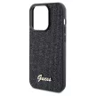 Guess Disco Metal Script hátlap, tok iPhone 14 Pro Max, fekete