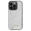 Guess GUHCP14XPSFDGSS iPhone 14 Pro Max 6.7", tok, ezüst Sequin Script Metal
