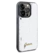 Guess GUHCP14XPSFDGSS iPhone 14 Pro Max 6.7", tok, ezüst Sequin Script Metal