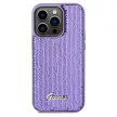 Guess GUHCP14XPSFDGSU iPhone 14 Pro Max 6.7", hátlap, tok, lila Sequin Script Metaltok