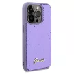 Guess GUHCP14XPSFDGSU iPhone 14 Pro Max 6.7", hátlap, tok, lila Sequin Script Metaltok