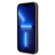 Guess iPhone 15 Pro Big Metal Logo (GUHCP15L4GMGBR) hátlap, tok, barna