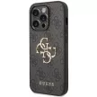 Guess GUHCP15L4GMGGR iPhone 15 Pro 6.1" hátlap, tok 4G Big Metal Logo, szürke
