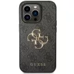 Guess GUHCP15L4GMGGR iPhone 15 Pro 6.1" hátlap, tok 4G Big Metal Logo, szürke