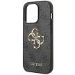 Guess GUHCP15L4GMGGR iPhone 15 Pro 6.1" hátlap, tok 4G Big Metal Logo, szürke