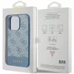 Guess GUHCP15LG4GLBL iPhone 15 Pro 6.1", hátlap, tok, kék 4G Stripe Collection