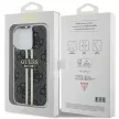 Guess IML 4G Gold Stripe hátlap, tok iPhone 15 Pro, fekete