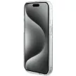 Guess IML 4G Gold Stripe hátlap, tok iPhone 15 Pro, barna