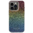 Guess iPhone 15 Pro IML Faceted Mirror Disco Iridescent (GUHCP15LHDECMI) hátlap, tok, színes