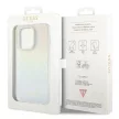 Guess iPhone 15 Pro IML Faceted Mirror Disco Iridescent (GUHCP15LHDECMI) hátlap, tok, színes