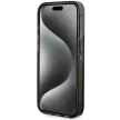 Guess Liquid Glitter Gold Stripes hátlap, tok iPhone 15 Pro, fekete