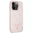 Guess GUHCP15LP4TDSCPP iPhone 15 Pro 6.1" hátlap, tok Crossbody 4G Metal Logo, rózsaszín