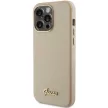 Guess iPhone 15 Pro Glitter Glossy Script (GUHCP15LPGMCSD) hátlap, tok, arany