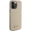 Guess iPhone 15 Pro Glitter Glossy Script (GUHCP15LPGMCSD) hátlap, tok, arany