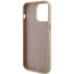 Guess iPhone 15 Pro Glitter Glossy Script (GUHCP15LPGMCSD) hátlap, tok, arany