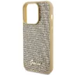 Guess Disco Metal Script hátlap, tok iPhone 15 Pro, arany