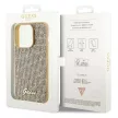Guess Disco Metal Script hátlap, tok iPhone 15 Pro, arany