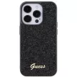 Guess Disco Metal Script hátlap, tok iPhone 15 Pro, fekete