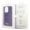 Guess Sequin Script Metal hátlap, tok iPhone 15 Pro, lila
