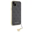Guess 4G Charms Collection hátlap, tok iPhone 15 Plus, szürke