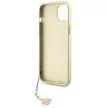 Guess 4G Charms Collection hátlap, tok iPhone 15 Plus, szürke