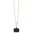 Guess GUHCP15MP4TDSCPP iPhone 15 Plus 6.7" hátlap, tok Crossbody 4G Metal Logo, rózsaszín