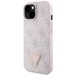 Guess GUHCP15MP4TDSCPP iPhone 15 Plus 6.7" hátlap, tok Crossbody 4G Metal Logo, rózsaszín