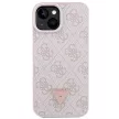 Guess GUHCP15MP4TDSCPP iPhone 15 Plus 6.7" hátlap, tok Crossbody 4G Metal Logo, rózsaszín