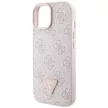 Guess GUHCP15MP4TDSCPP iPhone 15 Plus 6.7" hátlap, tok Crossbody 4G Metal Logo, rózsaszín