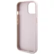 Guess GUHCP15MP4TDSCPP iPhone 15 Plus 6.7" hátlap, tok Crossbody 4G Metal Logo, rózsaszín