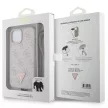 Guess GUHCP15MP4TDSCPP iPhone 15 Plus 6.7" hátlap, tok Crossbody 4G Metal Logo, rózsaszín
