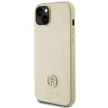 Guess GUHCP15MPS4DGPD iPhone 15 Plus 6.7" hátlap, tok Strass Metal Logo, arany
