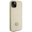 Guess GUHCP15MPS4DGPD iPhone 15 Plus 6.7" hátlap, tok Strass Metal Logo, arany