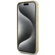 Guess GUHCP15MPS4DGPD iPhone 15 Plus 6.7" hátlap, tok Strass Metal Logo, arany