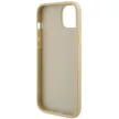 Guess GUHCP15MPS4DGPD iPhone 15 Plus 6.7" hátlap, tok Strass Metal Logo, arany