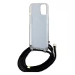 Guess Crossbody Cord 4G Print hátlap, tok iPhone 15/14/13, fekete