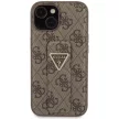 Guess GUHCP15SPGS4TDW Grip Stand 4G Triangle Strass iPhone 15 6.1", barna