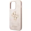 Guess GUHCP15X4GMGPI iPhone 15 Pro Max 6.7" hátlap, tok 4G Big Metal Logo, rózsaszín