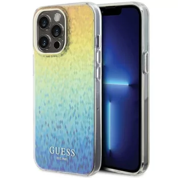   Guess IML Faceted Mirror Disco Iridescent hátlap, tok iPhone 15 Pro Max, színes