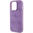 Guess Leather 4G Stamped hátlap, tok iPhone 15 Pro Max, lila