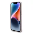 Guess GUHCP15XP4TDPP iPhone 15 Pro Max 6.7" rózsaszín/rózsaszín keménytok bőr 4G Diamond Triangle